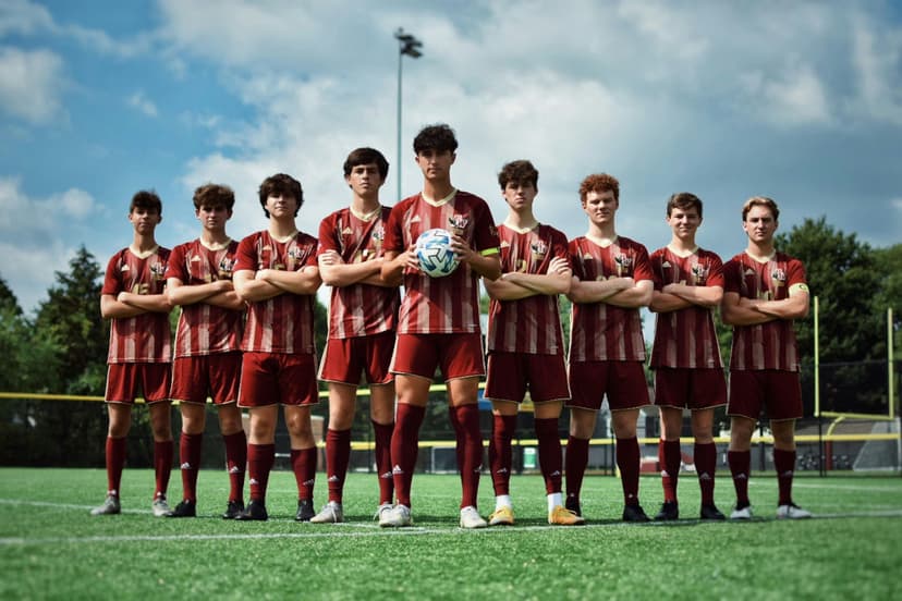 Parts of a college soccer squad.